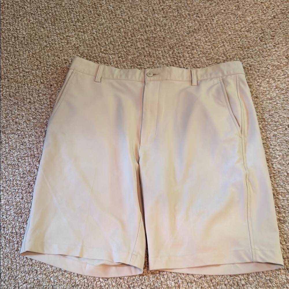 FootJoy Men's Tan Golf Shorts